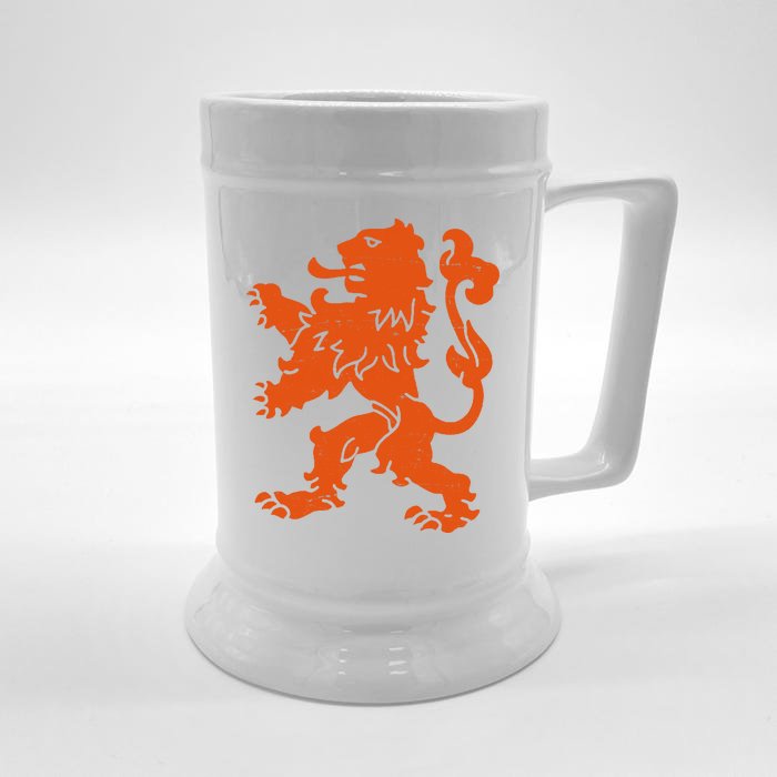 Vintage Netherlands Crest Logo Front & Back Beer Stein