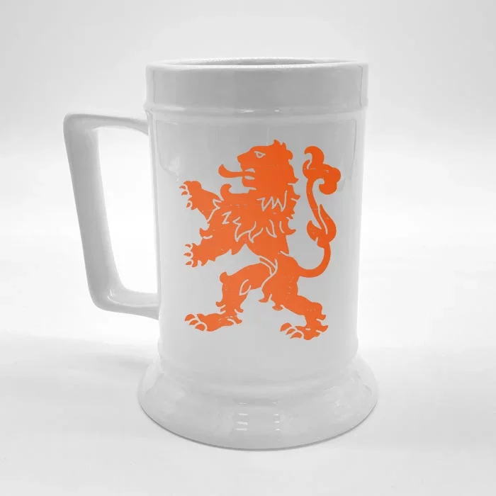 Vintage Netherlands Crest Logo Front & Back Beer Stein