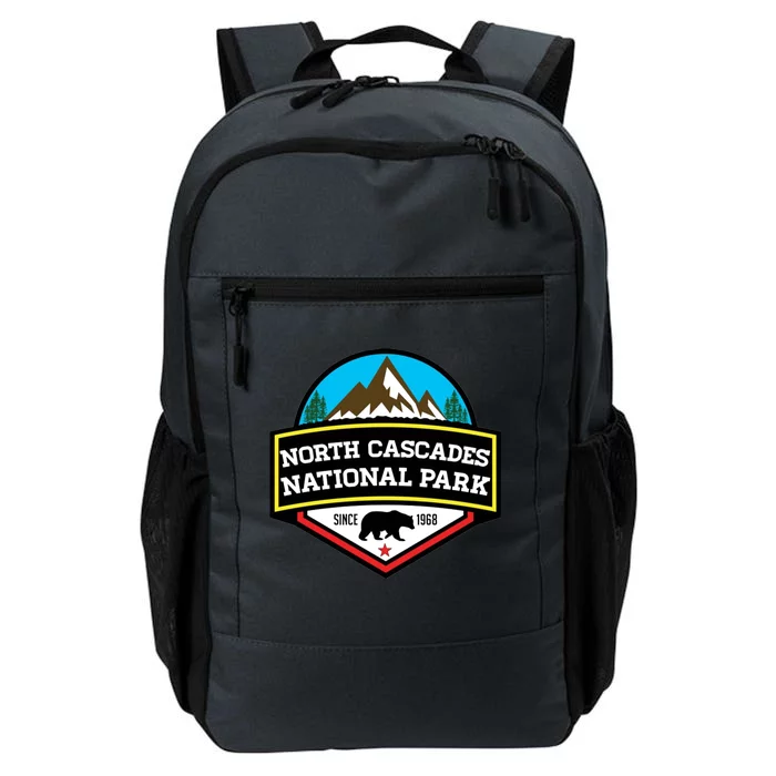 Vintage North Cascades National Park Retro Bear Washington Cool Gift Daily Commute Backpack