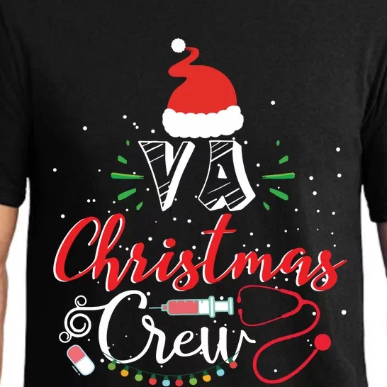 Va Nurse Christmas Crew Nurse Xmas Pajama Set