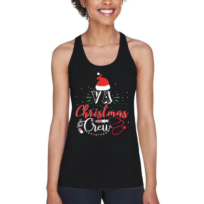 Va Nurse Christmas Crew Nurse Xmas Women's Racerback Tank