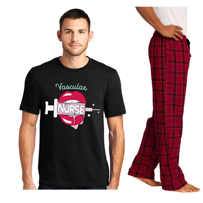 Vascular Nurse Cute Rn Cardiovascular Nursing Hot Lips Nurse Pajama Set