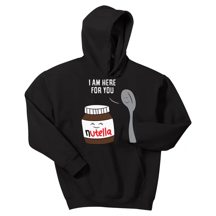 Valentine Nutella Couplepartner Gifts Kids Hoodie