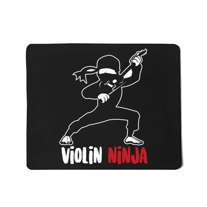 Violin Ninja Cute Violinist Musician Funny Music Player Gift Mousepad