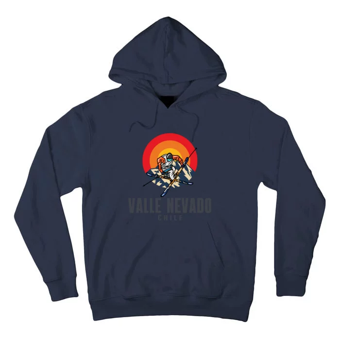 Valle Nevado Chile Ski Resort Skiing Tall Hoodie