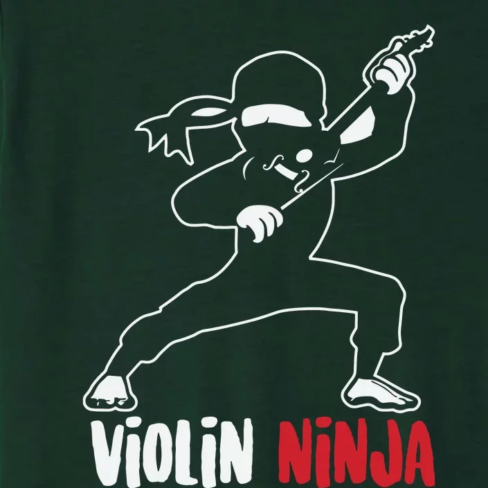 Violin Ninja Cute Violinist Musician Funny Music Player Gift ChromaSoft Performance T-Shirt