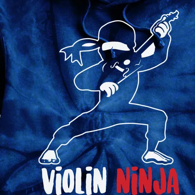 Violin Ninja Cute Violinist Musician Funny Music Player Gift Tie Dye Hoodie