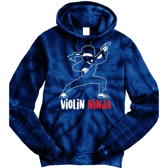 Violin Ninja Cute Violinist Musician Funny Music Player Gift Tie Dye Hoodie