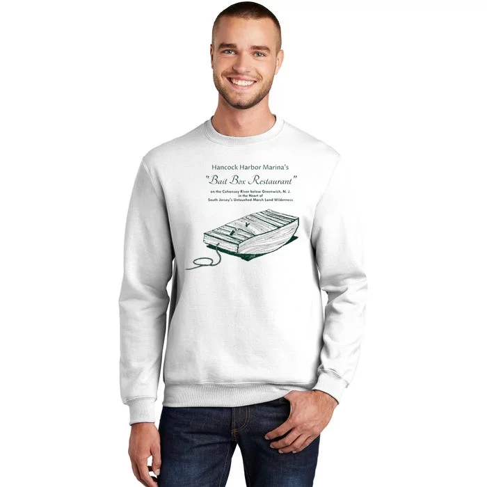 Vintage Nautical Eatery at Hancock Harbor Marina Sweatshirt