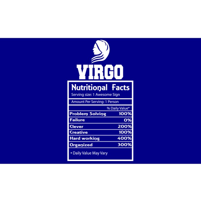 Virgo Nutritional Facts Horoscope Zodiac Astrology Sign Great Gift Bumper Sticker