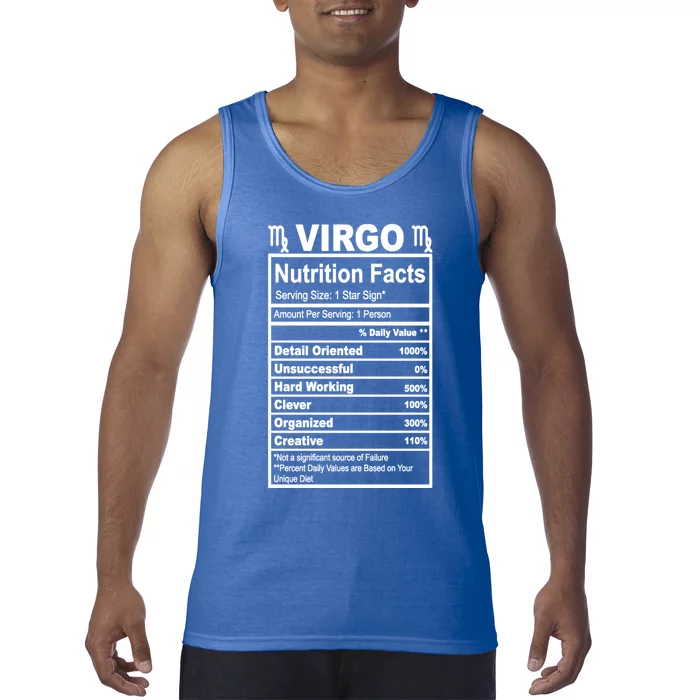 Virgo Nutrition Facts Gift Tank Top