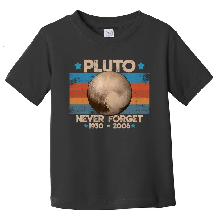 Vintage Never Forget Pluto Toddler T-Shirt