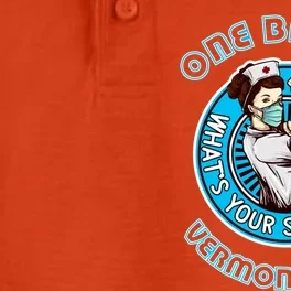 Vermont Nurse Gift Whats Your Superpower Medical Gift Dry Zone Grid Performance Polo