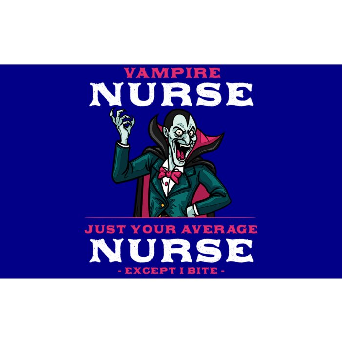 Vampire Nurse Halloween Nursing Scary Rn Villain Funny Gift Bumper Sticker