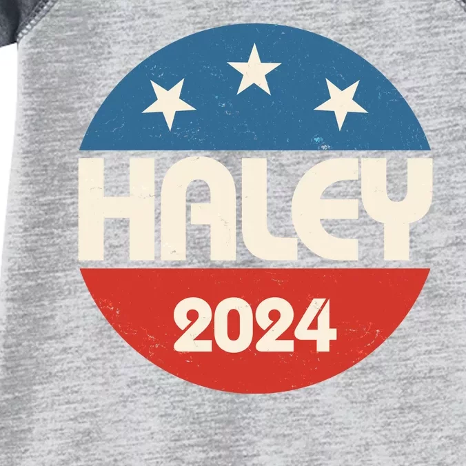 Vintage Nikki Haley For President 2024 Election Infant Baby Jersey Bodysuit