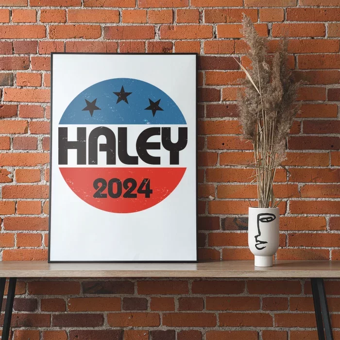 Vintage Nikki Haley For President 2024 Election Poster