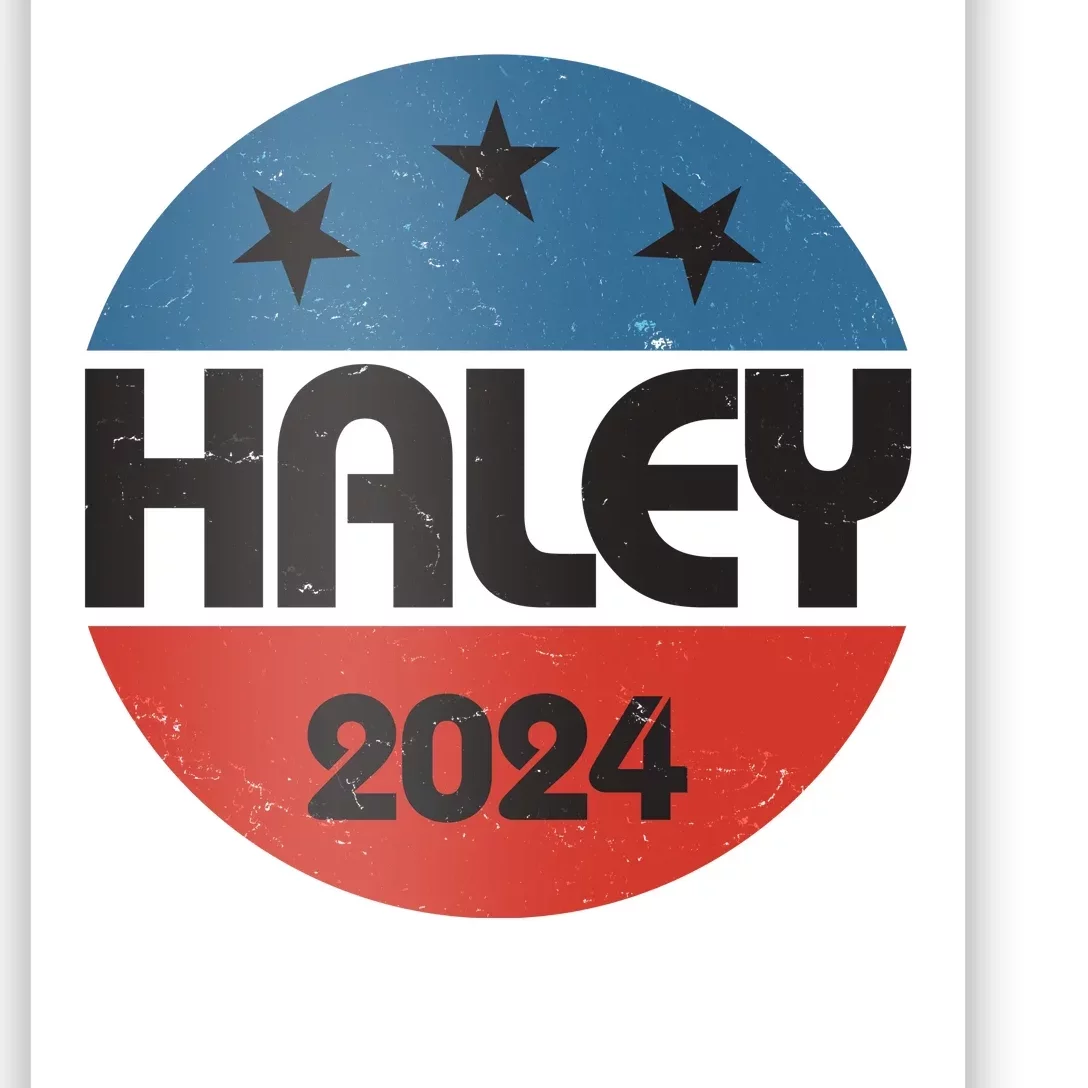 Vintage Nikki Haley For President 2024 Election Poster