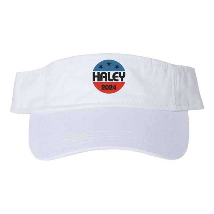 Vintage Nikki Haley For President 2024 Election Valucap Bio-Washed Visor