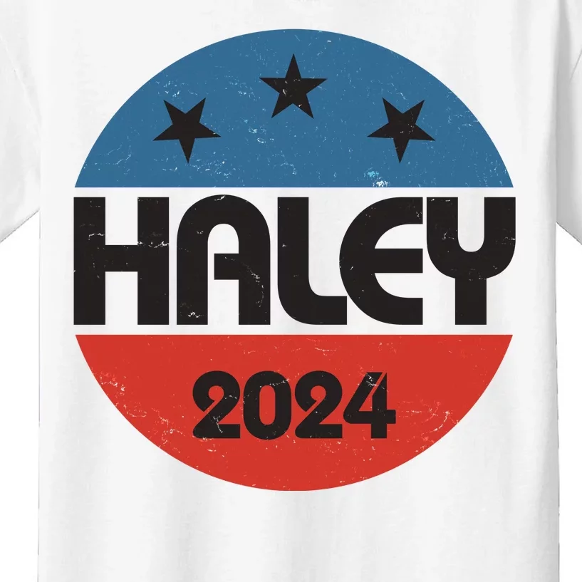 Vintage Nikki Haley For President 2024 Election Kids T-Shirt