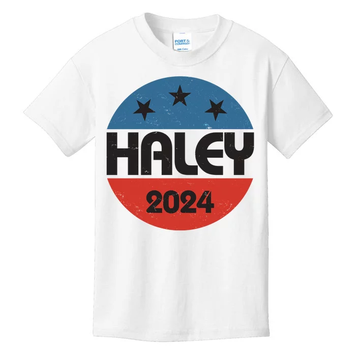 Vintage Nikki Haley For President 2024 Election Kids T-Shirt