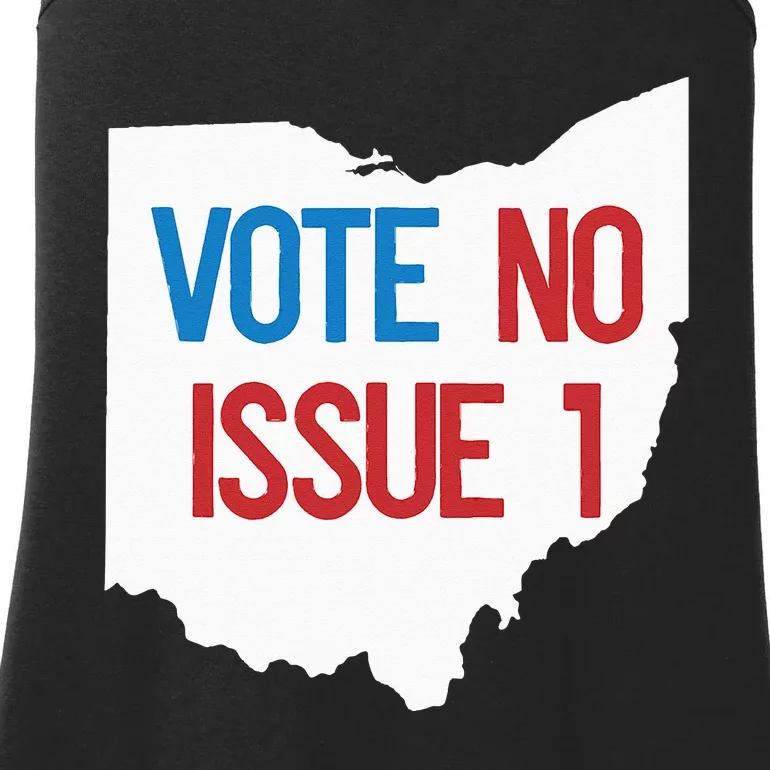 Vote No Issue 1 Ladies Essential Tank