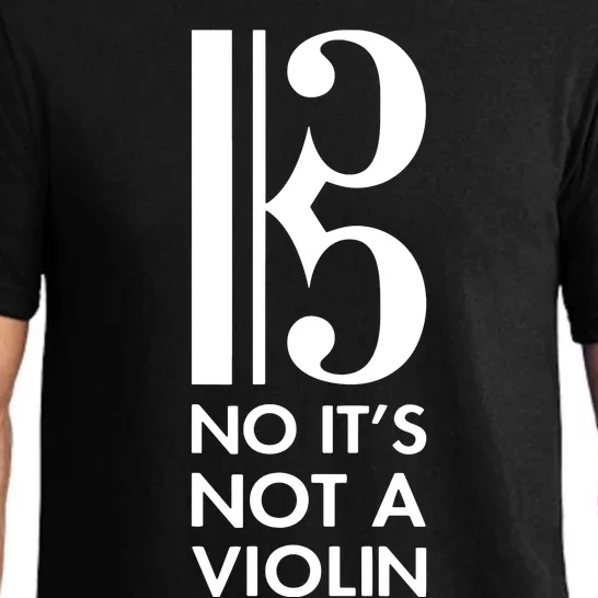 Viola No Its Not A Violin Alto Clef Gift Pajama Set