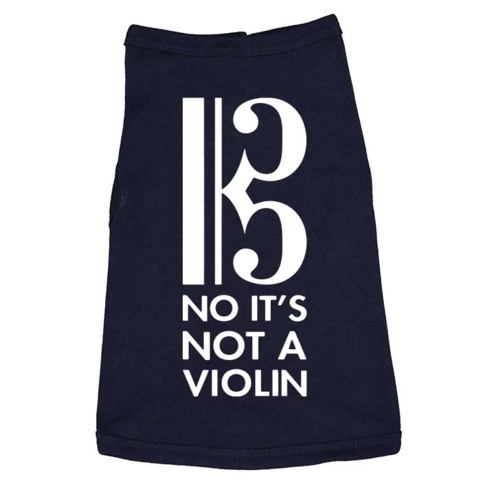 Viola No Its Not A Violin Alto Clef Gift Doggie Tank