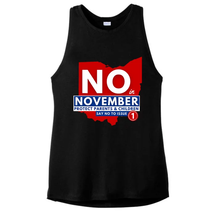 Vote NO In November Ladies Tri-Blend Wicking Tank