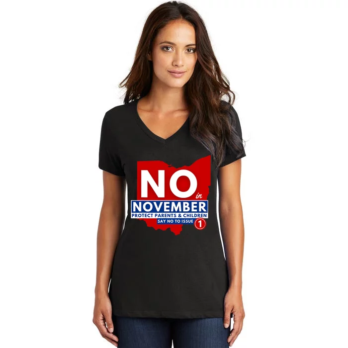 Vote NO In November Women's V-Neck T-Shirt