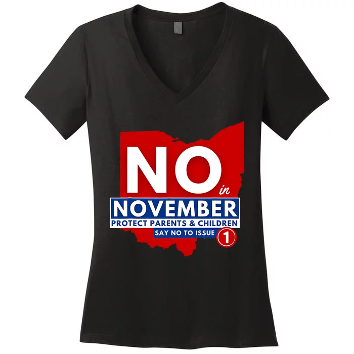 Vote NO In November Women's V-Neck T-Shirt