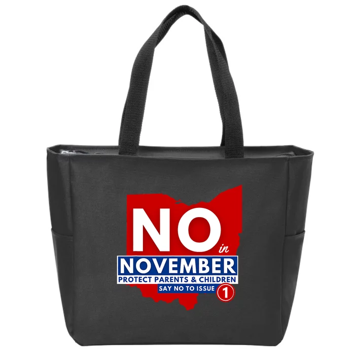 Vote NO In November Zip Tote Bag