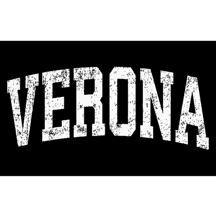 Verona New Jersey NJ Vintage Athletic Sports Bumper Sticker