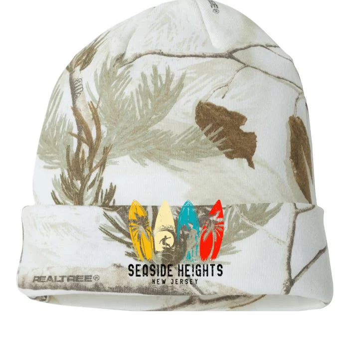 Vintage New Jersey Seaside Heights Surfboarder Kati - 12in Camo Beanie