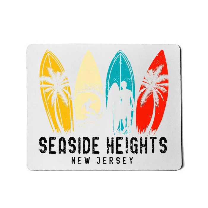 Vintage New Jersey Seaside Heights Surfboarder Mousepad