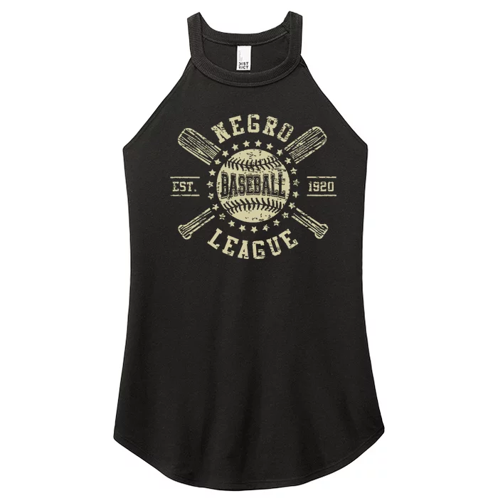 Vintage Negro League Baseball Black History Month Women’s Perfect Tri Rocker Tank