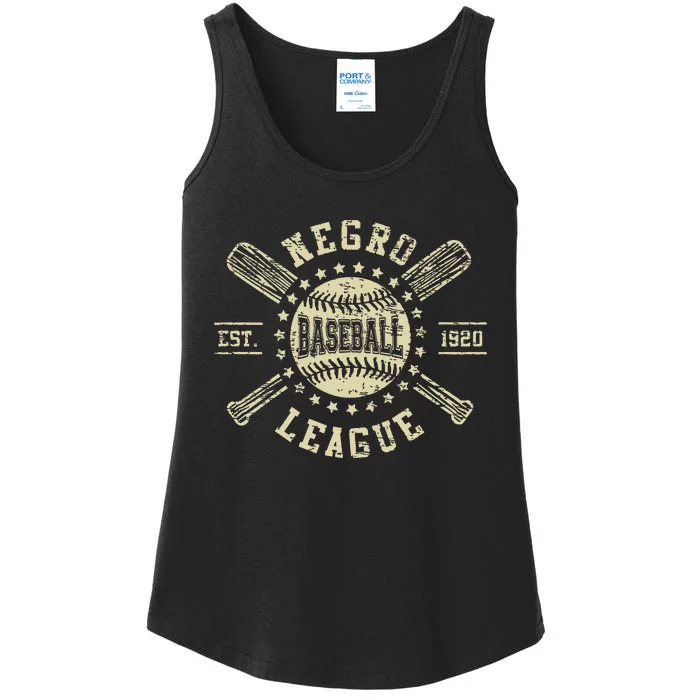 Vintage Negro League Baseball Black History Month Ladies Essential Tank