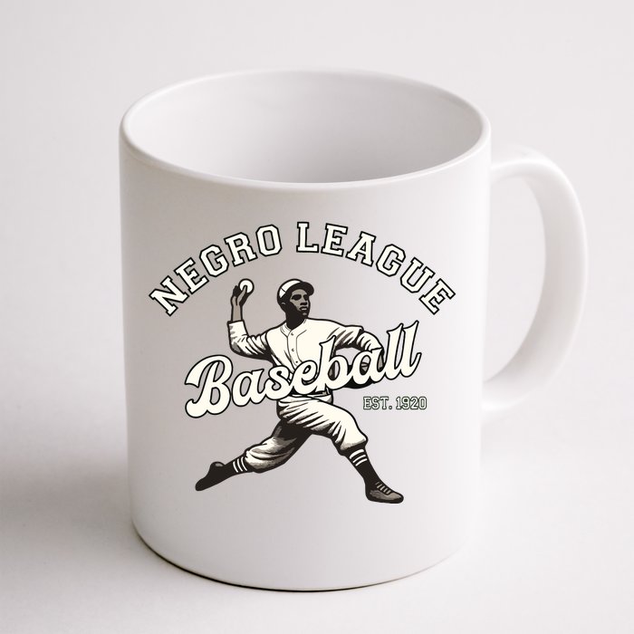 Vintage Negro League Baseball Black History Month Front & Back Coffee Mug