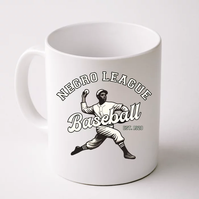 Vintage Negro League Baseball Black History Month Front & Back Coffee Mug