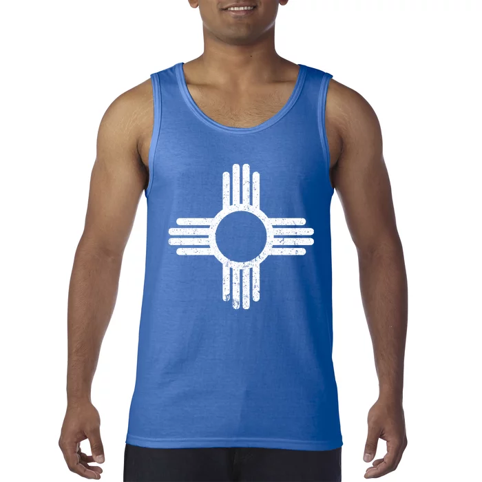 Vintage New Mexico Flag Symbol Tank Top