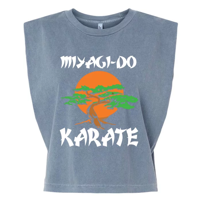 Vintage New MiyagiDo Karate Cool Bonsai Tree Gift Garment-Dyed Women's Muscle Tee