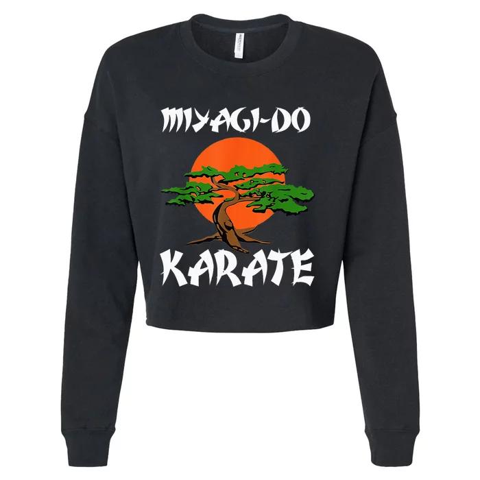 Vintage New MiyagiDo Karate Cool Bonsai Tree Gift Cropped Pullover Crew