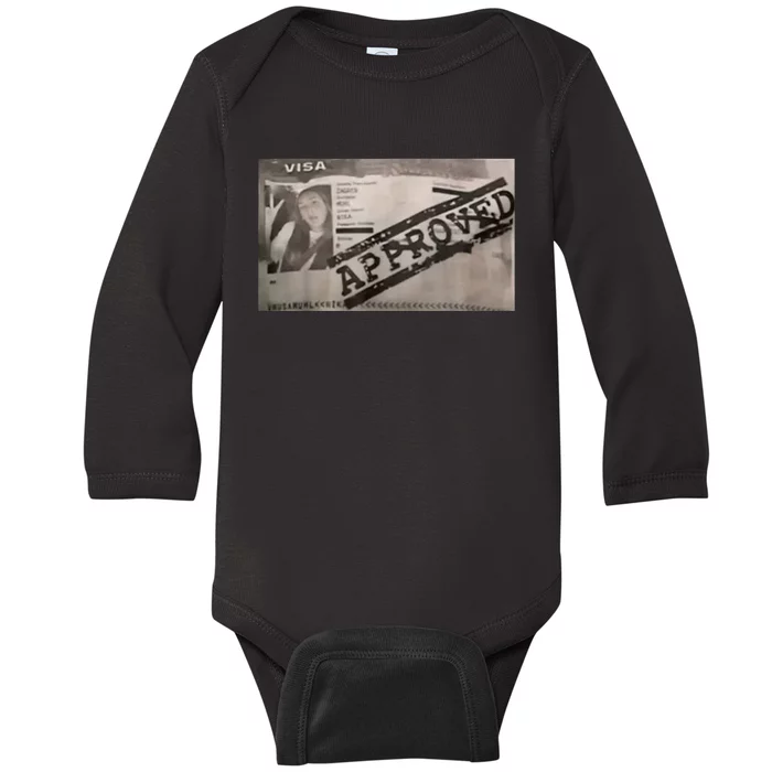 Visa Nika Muhl Approved Baby Long Sleeve Bodysuit