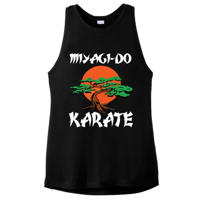 Vintage New Miyagido Karate Cool Bonsai Tree Gift Ladies Tri-Blend Wicking Tank