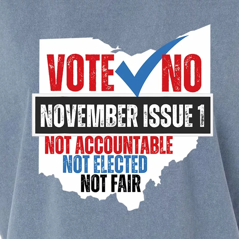 Votee No November Issue 1 Not Accountable Not Elected Not Fair Garment-Dyed Women's Muscle Tee