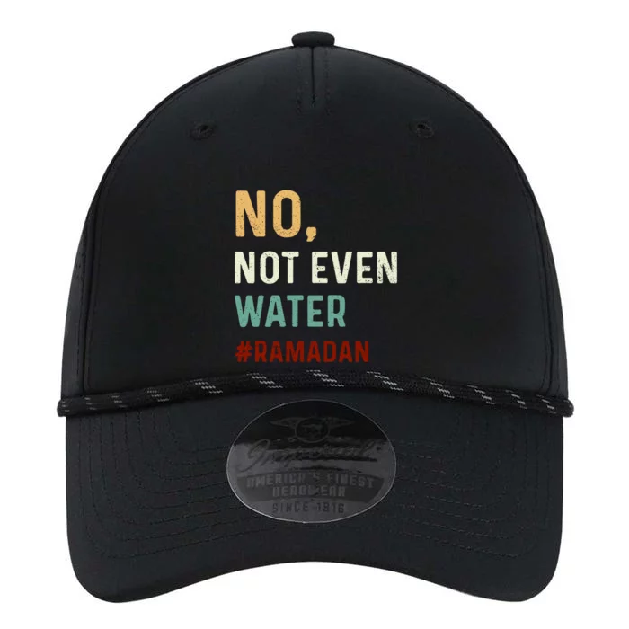 Vintage No Not Even Water Fasting Muslim Ramadan Gift For Ramadan Mubarak Performance The Dyno Cap