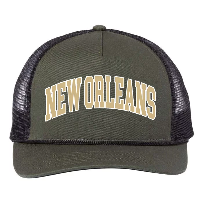 Vintage New Orleans Retro Rope Trucker Hat Cap