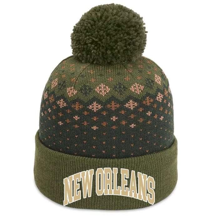 Vintage New Orleans The Baniff Cuffed Pom Beanie