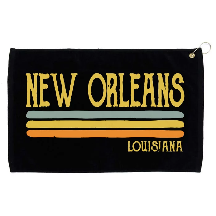 Vintage New Orleans Louisiana La Love Gift Souvenir Grommeted Golf Towel