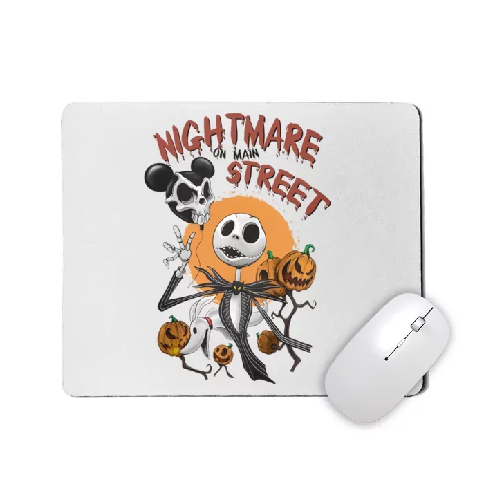 Vintage Nightmare On Main Street Halloween Mousepad