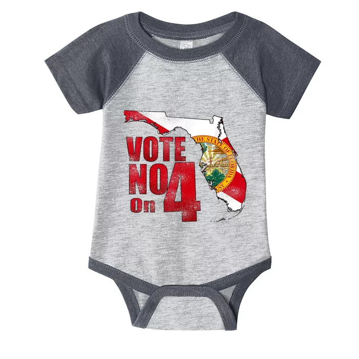 Vote No On 4 Infant Baby Jersey Bodysuit